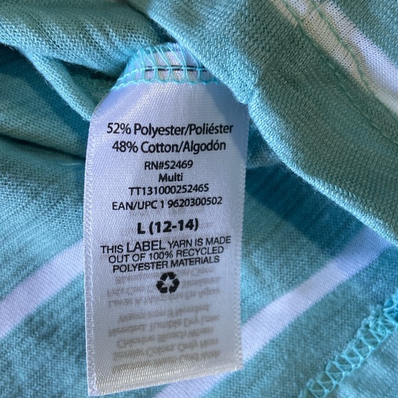 Blue Striped Women’s T-Shirt - Picture 4 of 7